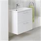 Oslo 58CM Basin Vanity Unit - White