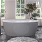Eastbrook Wandsworth Gloss White Double Ended Freestanding Bath 1500 x  725mm - 33.0003