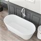 Sandford 1650x740x580mm (445mm Depth) Freestanding Bath -  White