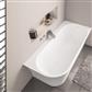 Radcot 1650 x 750 x 590mm (450mm Depth) Left Hand (LH) Bath - White