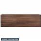 Diamante 800 end panel Dark walnut