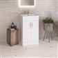 Cavone 50CM 2 Door Basin Vanity Unit - High gloss white 