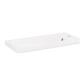 Cavone 50cm x 22cm 1 Tap Hole Cloakroom Basin with Overflow - Gloss White