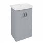 Cavone II 50CM 2 Door Basin Vanity Unit - Grey