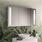 Castellano 1200x700mm 3 door LED mirror