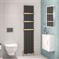 Mersey 1800 x 375 Aluminium Radiator Matt Anthracite