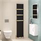 Mersey 1800 x 375 Aluminium Radiator Matt Black