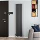 Trent 1800 x 375 Aluminium Radiator Matt Anthracite