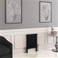 Imperia 2 Column Radiator 600 x 515mm Matt Black