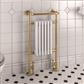 Isbourne 940 x 507 Brushed Brass / Gloss White