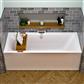 Portland Double Ended (DE) 1800 x 800 x 440mm 5mm Bath - White