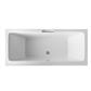 Portland Double Ended (DE) 1700 x 750 x 440mm 5mm Bath - White