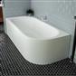 Biscay Double Ended (DE) 1700 x 750 x 440mm 5mm Bath - White