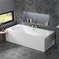 Biscay Double Ended (DE) 1700 x 750 x 440mm 5mm Bath - White