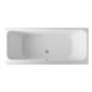 Malin Double Ended (DE) 1700 x 750 x 440mm Beauforte Bath - White