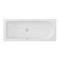 Biscay 1700 x 700 x 440mm Left hand (LH) Straight Beauforte Shower Bath - White