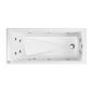 Rockall 1700 x 700 x 440mm Single Ended 14 Jet Whirlpool Beauforte Bath - White