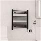 Biava Dry Element Towel Rail 700x600mm Matt Black