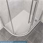 Vantage Plan F Right Hand (RH) 900mm x 800mm Offset Quadrant Shower Tray - White
