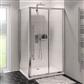 Vantage 2000 Easy Clean 2000mm x 1000mm Slider Shower Door - Chrome