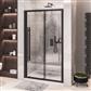 Vantage 2000 Easy Clean 2000mm x 1600mm Slider Shower Door - Matt Black