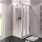 Vantage 2000 6mm Easy Clean 2000mm x 760mm Bi-Fold Shower Door - Chrome