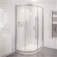 Vantage 2000 6mm Easy Clean 900x800mm Offset Quadrant Shower Enclosure - Chrome