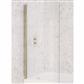 Beaufort 6mm 1400 x 800mm Designer Straight Bath Screen - Brushed Brass