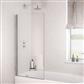 6mm 1400 x 800mm Hinge Bath Screen - Chrome