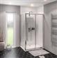 Vantage 2000 Easy Clean 2000x1500mm Slider Shower Door - Chrome