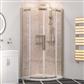 Corniche 2000 800x800mm Quadrant Shower Enclosure - Brushed Brass