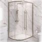 Vantage 2000 6mm Easy Clean 1000x760mm Offset Quadrant Shower Enclosure - Brushed Brass