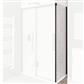 Corniche 2000 8mm Easy Clean 2000mm x 760mm Side Panel - Matt Black