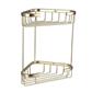 Baskets Double Basket - Brushed Brass