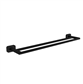 Asti 600mm Double Towel Rail - Matt Black