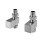 Straight Square Radiator Valves (pair) Chrome