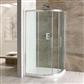 Volente 6mm Easy Clean 1200x800mm Offset Quadrant Shower Enclosure - Chrome