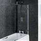 Volente 8mm 1500 x mm Thin Edged Bath Screen - Chrome Profiles