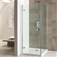 Volente 1850mm x 760mm Frameless Hinge Shower Door - Chrome Profiles