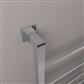 Loxley 800 x 500mm. Towel Rail Chrome