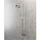 Adjustable Height (1041-1361mm) Stratford Traditional Riser Kit with Diverter & Shower Kit - Chrome