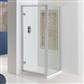 Vulcan 1850mm x 700mm Hinge Shower Door - Chrome