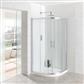 Vantage Easy Clean 1000x1000mm Quadrant Shower Enclosure - Chrome