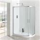 Vantage 6mm Easy Clean 1200x900mm Offset Quadrant Shower Enclosure - Chrome