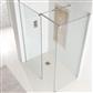 Corniche 8mm Easy Clean 1950mm x 800mm Walk-In End Shower Panel for 800 Tray - Chrome