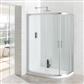 Vantage 6mm Easy Clean 1200x760mm Offset Quadrant Shower Enclosure - Chrome