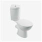 Loire Corner Cistern with Fittings - White