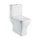 Wingrave II Close Coupled Rimless WC Pan with Fixings - White