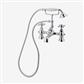 Portobello Bath Shower Mixer (BSM) Tap with Handset Chrome with Handset Chrome