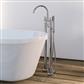 Leith Floor Mounted Bath Shower Mixer (BSM) Tap with Handset Chrome